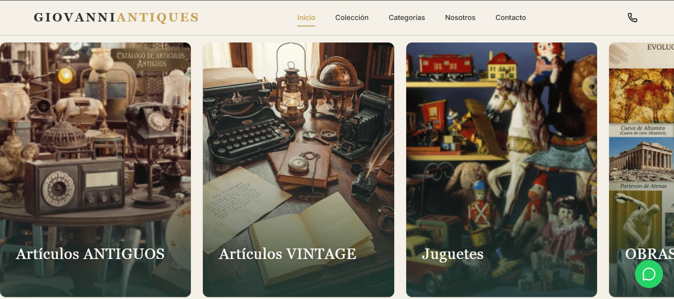 Antiques Ecommerce